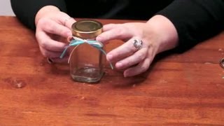 How to Decorate a Storage Jar With Ribbons  DIY Crafts [upl. by Zondra]