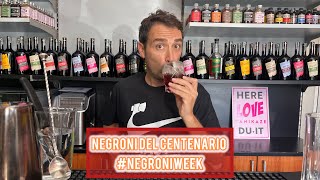 NEGRONI DEL CENTENARIO  Ricetta e Preparazione  pillole di storia [upl. by Silbahc]