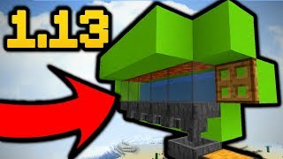 Minecraft Cobble  Stone Generator Tutorial UPDATE AQUATIC 113 [upl. by Ardnaskela]