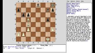 R J Fischer vs M Pavey 1956 [upl. by Asilanom]