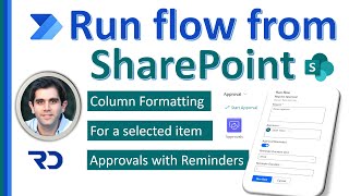 Run Power Automate flow from SharePoint  For a Selected Item trigger [upl. by Erdna524]