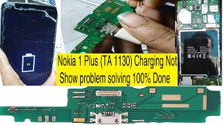 Nokia 1 Plus TA 1130 charging jumper amp Charging Not Show problem solving 100 Done [upl. by Caleb]