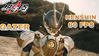 Kamen Rider GAZER Henshin  仮面ライダーゲイザー変身  Ultra HD 60 FPS [upl. by Haliehs]