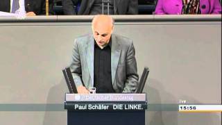 Paul Schäfer DIE LINKE Soldaten zurückholen  Chancen der Konversion nutzen [upl. by Petrine]