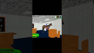 Horse Takes OVER the School in Baldis Basics  Baldis basics decompiled mod shorts short baldi [upl. by Arakahs557]