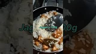 Quick and easy jaggery rice indianfood sweetrice jaggeryrice easyrecipe ytshorts viralreels [upl. by Atirehs]