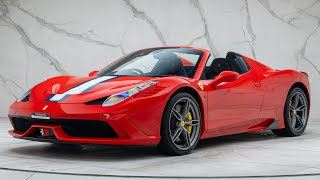 2015 Ferrari 458 Speciale Aperta  Rosso Scuderia  Walkaround  Engine amp Exhaust Sound [upl. by Teagan165]