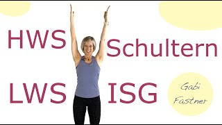 💡37 min PhysioFitness für Schulter HWS LWS ISG [upl. by Ranitta900]