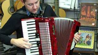 Mark plays the Scarlatti 60 Bass Piano Accordion  Hobgoblin Music Birmingham [upl. by Allebram]