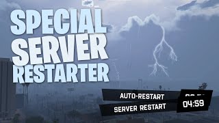 Special Server Restarter  Live Countdown Timer  Supports txAdmin [upl. by Champaigne944]