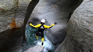 Canyoning in Switzerland  Pontirone inf Biasca Ticino [upl. by Atteroc868]