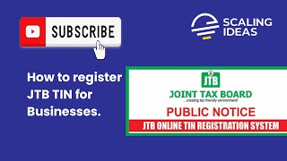 How to register JTB TIN for businesses without making errors [upl. by Nnyletak]