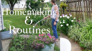 ROUTINES IN SUMMER  July Homemaking  The time goes too fast [upl. by Adnahsor]