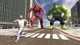 Hulk Fight with Giant Titen In INDIAN BIKES DRIVING 3D [upl. by Alverson782]