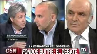 José Luis Espert en C5N con G Sylvestre  Debate sobre Fondos Buitre [upl. by Evets]