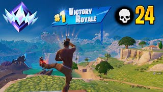 High Kill Solo Ranked Win Full Gameplay Fortnite Chapter 5 Season 3 [upl. by Yht]