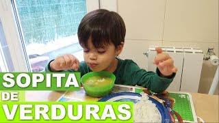 Sopita de Verduras para niños muy fácil [upl. by Atteyek]