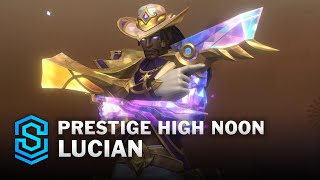 Prestige High Noon Lucian Wild Rift Skin Spotlight [upl. by Streeto]