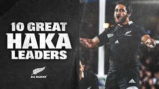 10 Great All Blacks haka leaders [upl. by Takakura250]