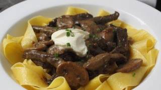 Beef Stroganoff Recipe  The Best Beef Stroganoff [upl. by Joed]