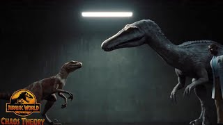 Atrociraptor Red Communicates With The Leucistic Baryonyx Jurassic World Chaos Theory Season 2 Clip [upl. by Ahern]