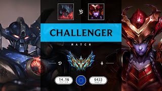 Challenger Match Super Aatrox vs Super Shyvana  EUW server Patch 1416 [upl. by Lasko952]