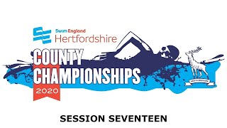 Swim England Hertfordshire County Championships 2020  Session 17 [upl. by Stephanie]