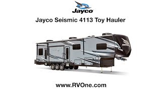 Jayco Seismic 4113 Toy Hauler [upl. by Nimrak]