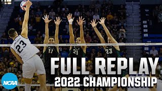 Hawaii vs Long Beach State 2022 NCAA mens volleyball championship  FULL REPLAY [upl. by Strickman]