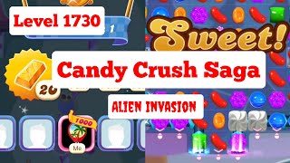 Candy Crush Saga Level 1730  Hard Level [upl. by Aillil]