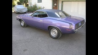 1970 Barracuda 383 with Cuda trim SECOND Video [upl. by Anifled]