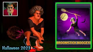 Scary teacher  Broomstick Boogey  Halloween 2023 Update  Pro Gamer [upl. by Boardman784]