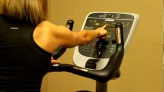 How To Use the Precor 835 Upright Bike [upl. by Novar440]