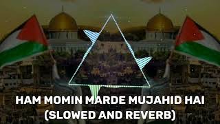 Ham Momin Marde Mujahid Hai  Slowed And Reverb  masjideaqsa trending naatsharif [upl. by Elyak]