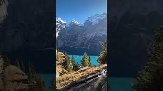 Welcome to the beautiful oeschinensee switzerland hiking [upl. by Ahsinyt170]