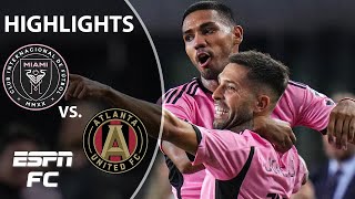 Suarez amp Alba score 🔥 Inter Miami vs Atlanta United  MLS Cup Playoff Highlights  ESPN FC [upl. by Gilba]