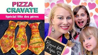 Pizza Cravate Fête des Pères Ft Studio Bubble Tea ♡ Virginie fait sa cuisine 79 [upl. by Dorej]