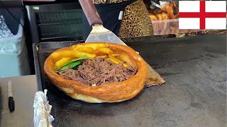 Yorkshire Beef Burrito  English Street Food [upl. by Branscum]