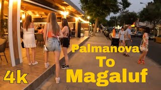 Palmanova To Magaluf Walking Tour  Mallorca Majorca  Spain 2022  4k [upl. by Lenhard]