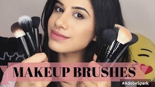 Lets talk MAKEUP BRUSHES  In detail  TGIV [upl. by Rdnaskela]