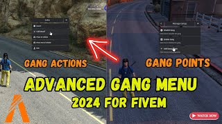 Advanced Gang Menu  Installation And Setup  Gang Action  Qbcore  FiveM  2024 [upl. by Eiramanig498]