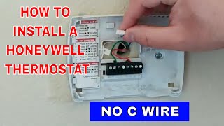 How to install a Thermostat Cwire adapter [upl. by Lehcim]