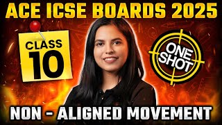 Master Non  Aligned Movement in 1 Shot  ICSE Class 10 History  Preksha Jain [upl. by Lytsirk704]