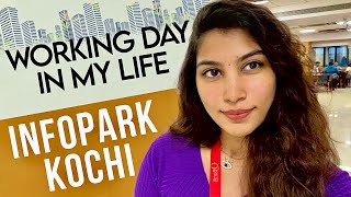 Working day in my life at infopark kochi infopark infoparkkochi ​⁠mallutechygirl [upl. by Ridley405]