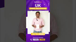 Success Story Butta Singh Gets UK Tourist Visa  Touristal India shorts [upl. by Zared339]