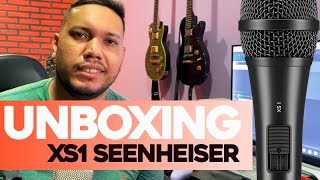 MICROFONE SEENHEISER XS1 UNBOXING [upl. by Notsua379]