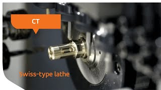 Tornos CT  Swisstype lathe [upl. by Nerty]