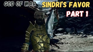 God of War Sindris Favors Part 1  Fafnirs Hoard  Walkthrough w Commentary PS54K [upl. by Ronacin540]