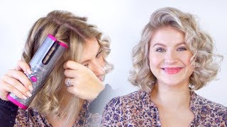 Worlds First WIRELESS AUTOMATED Curling Iron  Milabu [upl. by Annodahs]