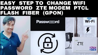 how to change ptcl flash fiber wifi password on mobile [upl. by Nena607]